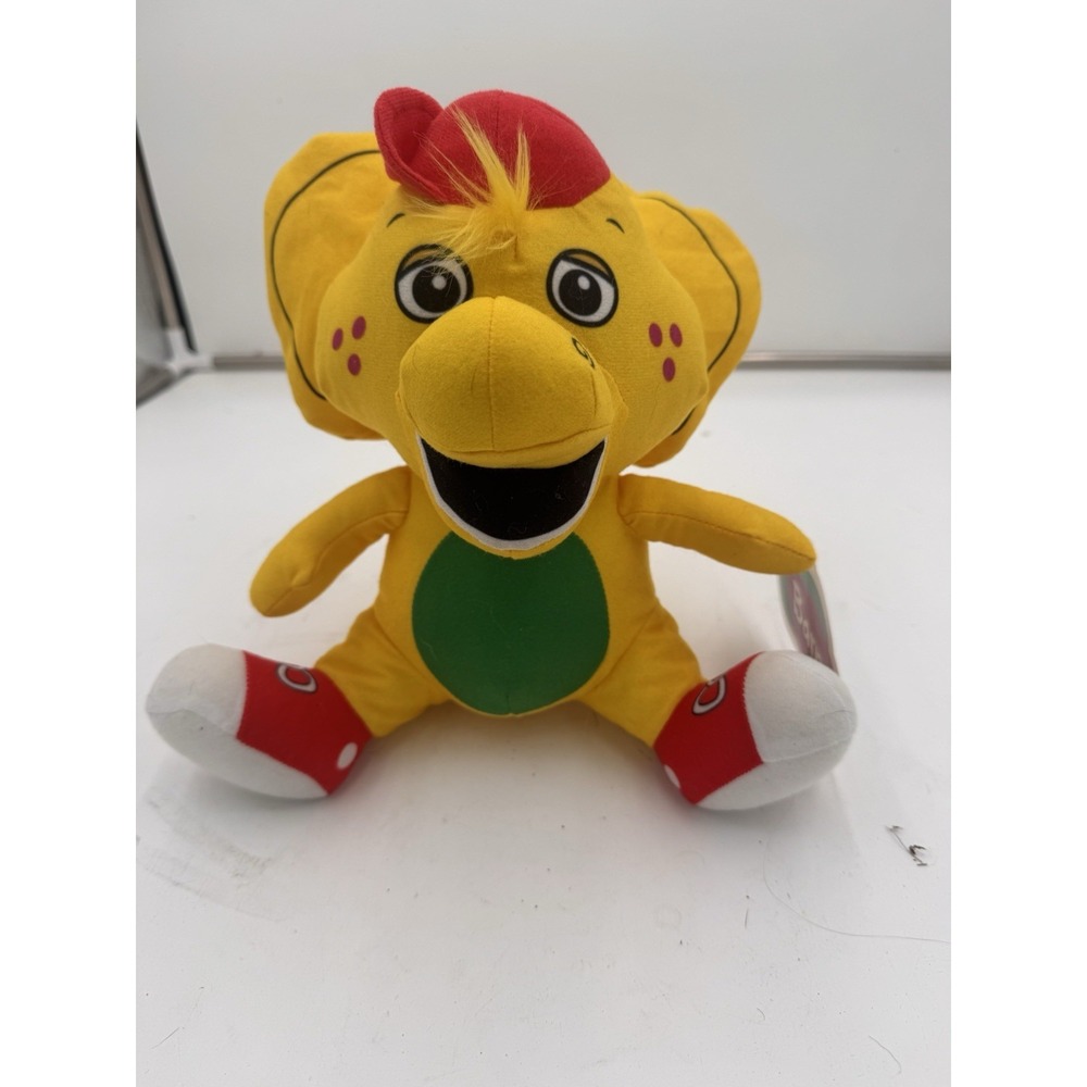 NWT Barney & Friends BJ Dinosaur 7" Plush Yellow Dinosaur - Toy Factory